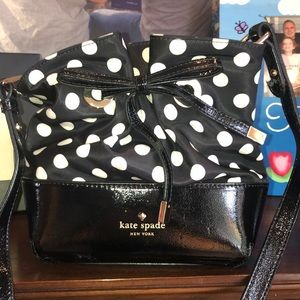 kate spade polka dot purse